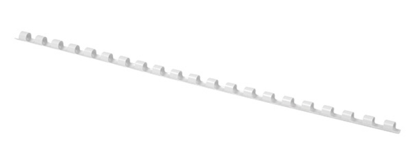 Пружина пластикова біла d-6мм OFFICE PRODUCTS 20240615-14, 100 шт/уп